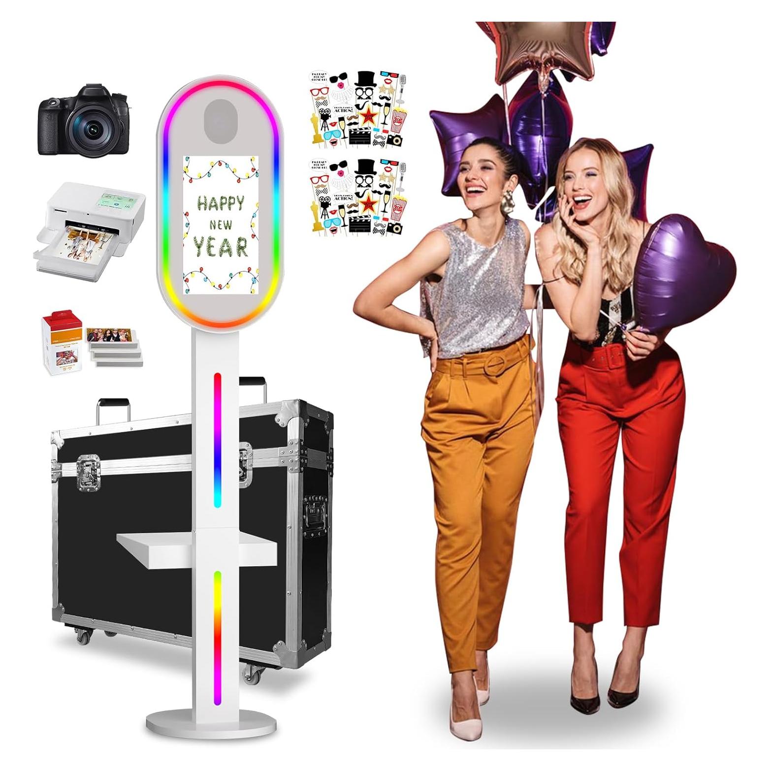 Cabina de Fotos Espejo DSLR Enwozp 15.6" con Impresora