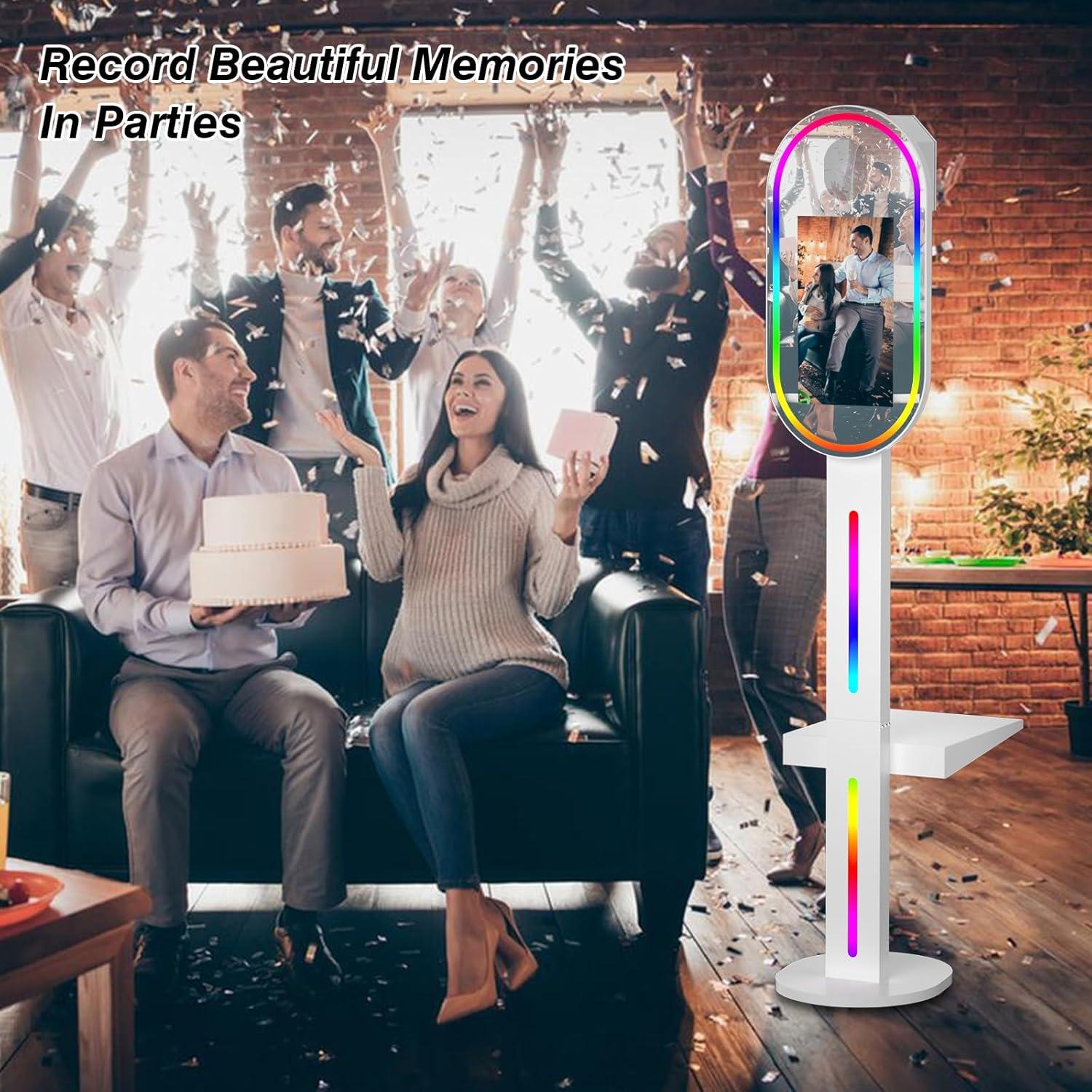 Cabina de Fotos Espejo DSLR Enwozp 15.6" con Impresora