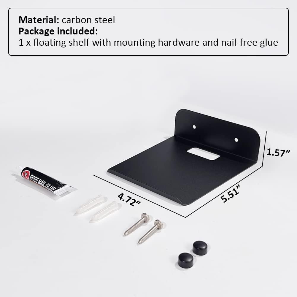 Estante Flotante OLizee 14x12 cm para Monitor y WiFi