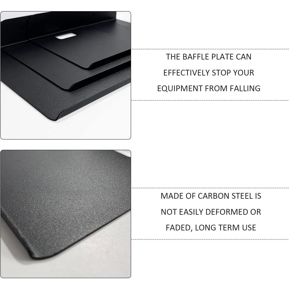 Estante Flotante OLizee 14x12 cm para Monitor y WiFi