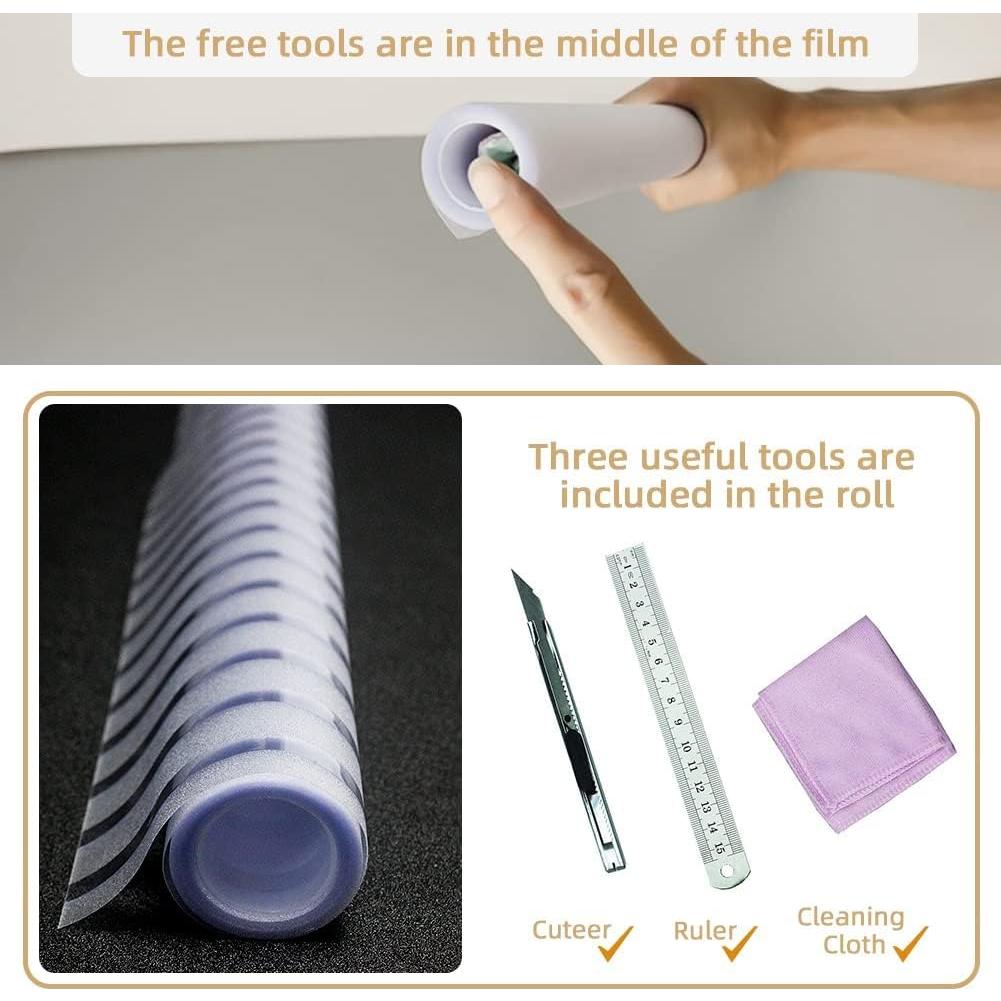 Película Decorativa de Ventana Qualsen 30x120 cm Rayas