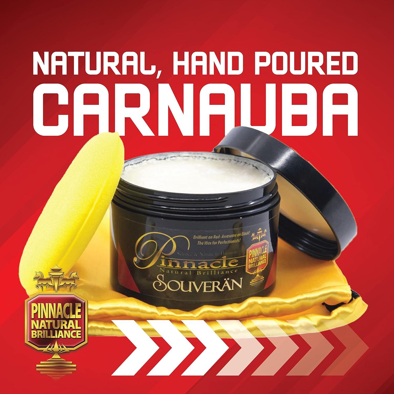 Cera de Carnauba Pinnacle Souveran 8 oz - Brillo 3D Premium