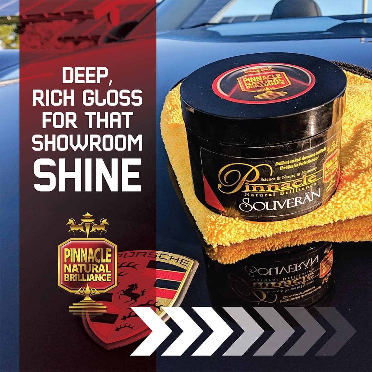 Cera de Carnauba Pinnacle Souveran 8 oz - Brillo 3D Premium