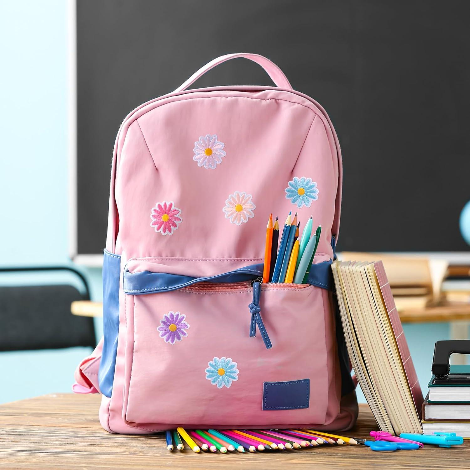 Parches Bordados de Flores PAGOW - 8 Pcs para Ropa y DIY