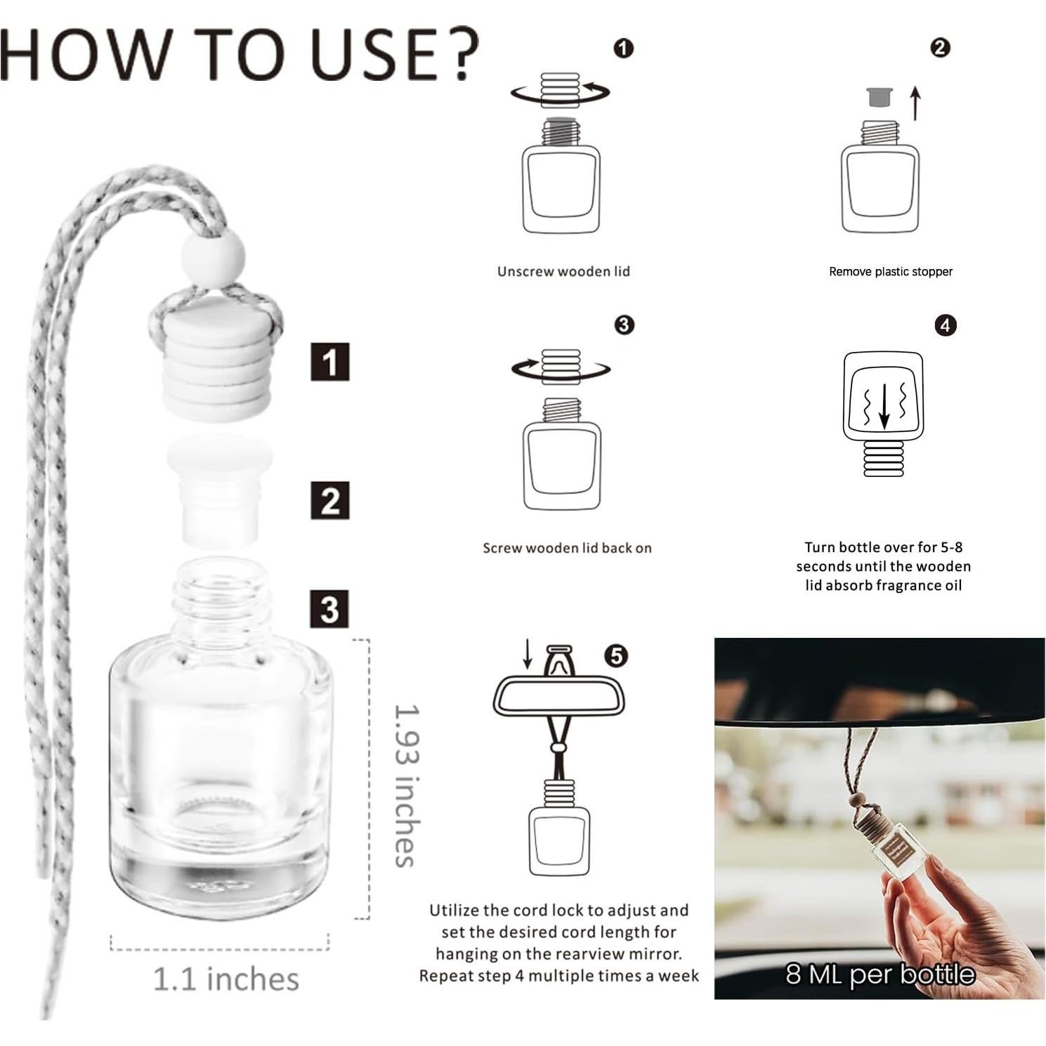 Difusor de Ambientador para Auto HoogaLife - 4 Fragancias