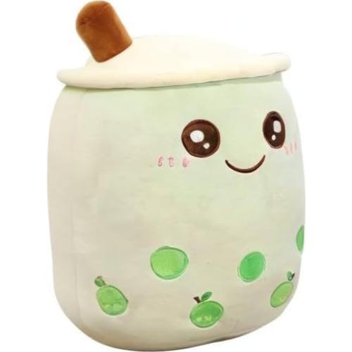 Almohada de Peluche Boba VHYHCY Verde 50 cm Suave Kawaii