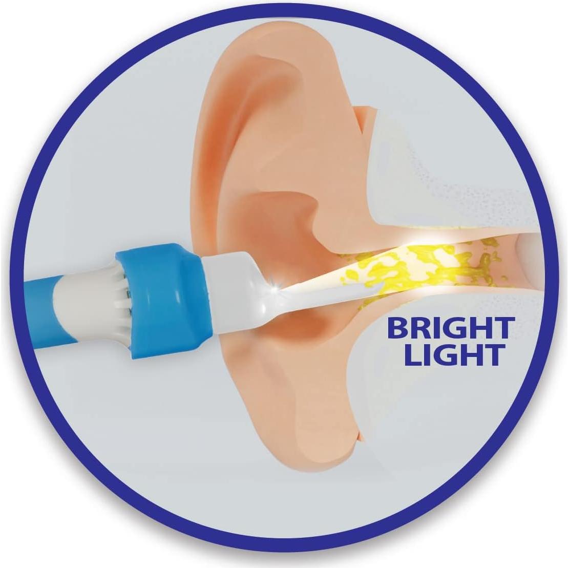 Extractor de Cera de Oído MSA con Luz LED y 2 Puntas Flexibles