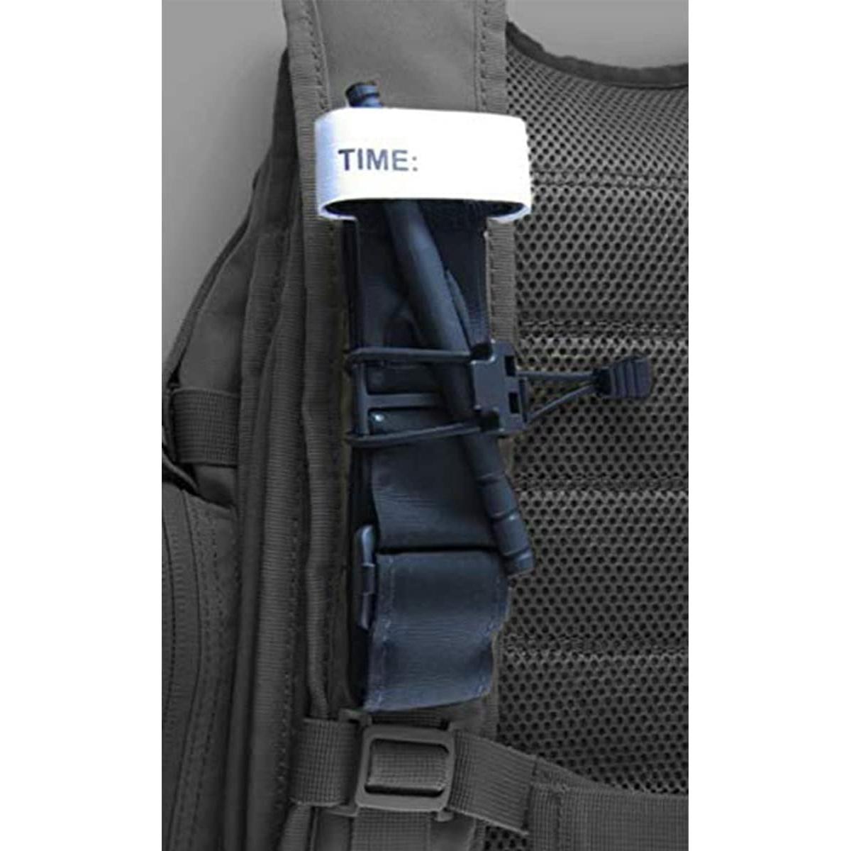 Clips Molle Tácticos AZB - 4 Piezas Nylon Negro