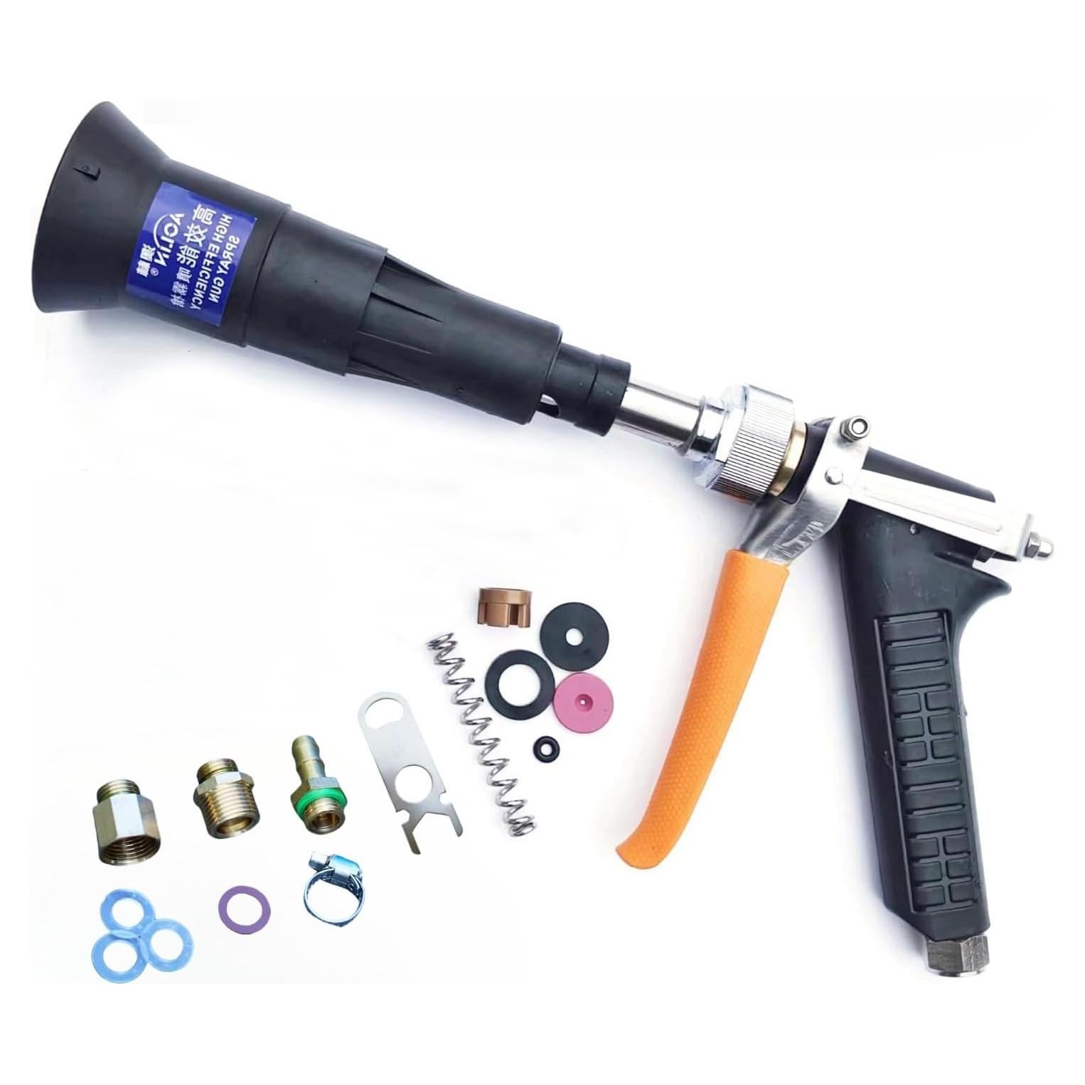 Pistola de Riego Agrícola KUNPENG Negra de Alta Resistencia