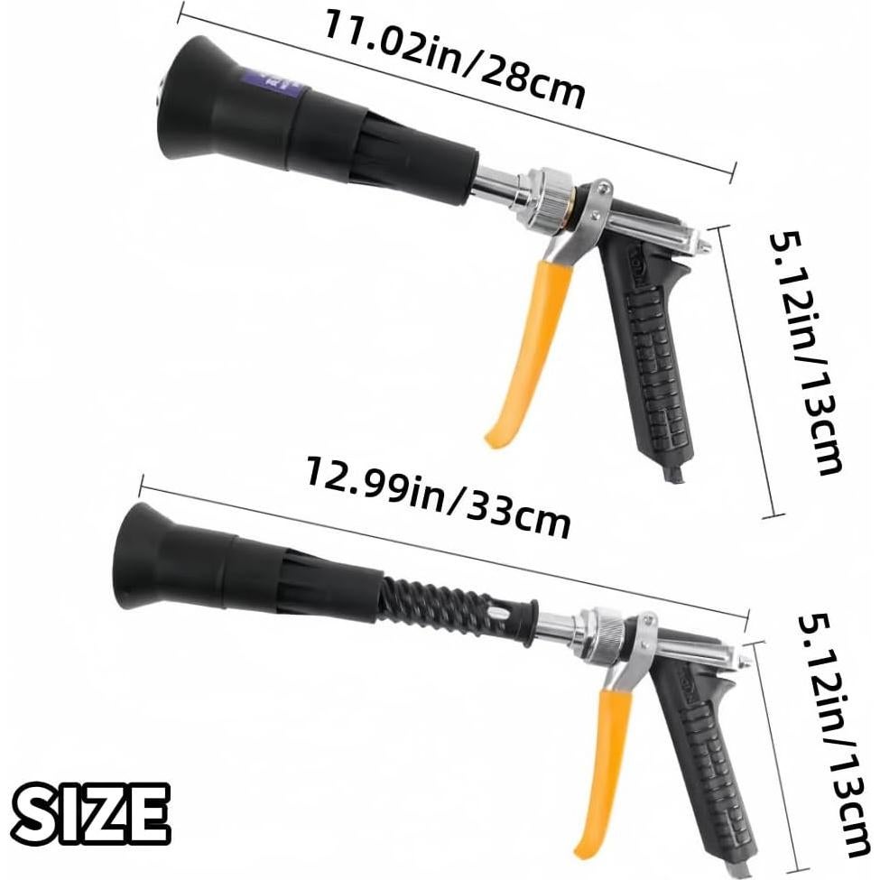 Pistola de Riego Agrícola KUNPENG Negra de Alta Resistencia