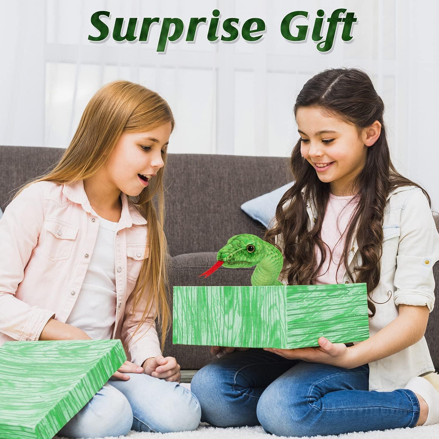 Serpiente de Peluche MGZTTHW 180 cm Realista Verde