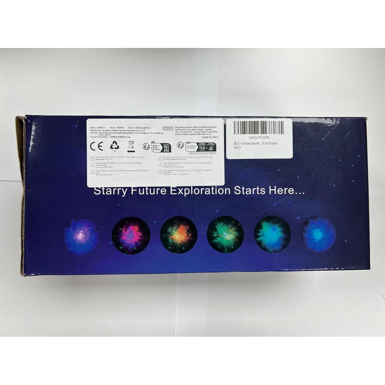 Proyector de Estrellas Nebulosas Astronauta LED con Control Remoto