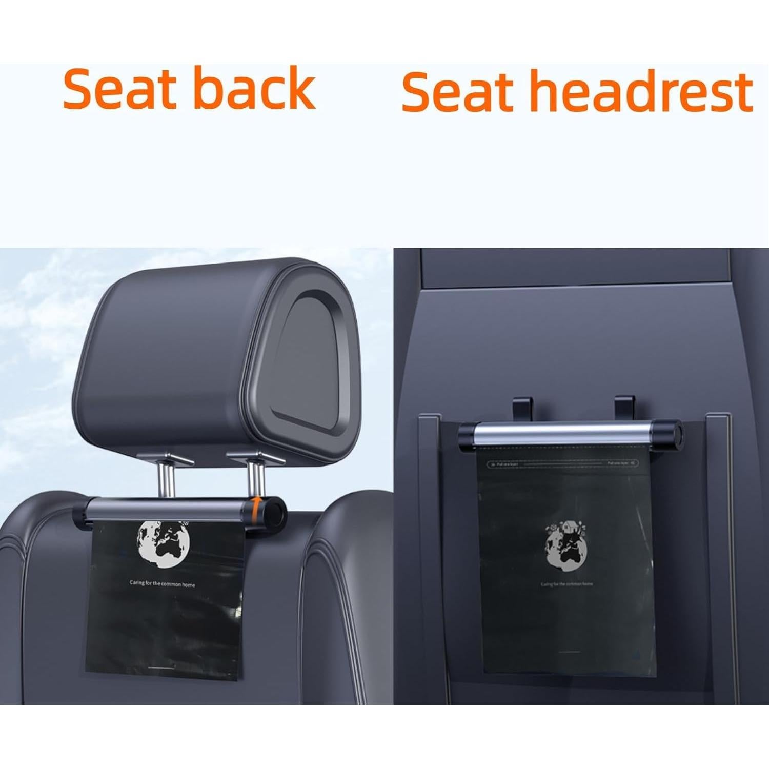 Basurero Rodante para Auto Bertans H11-Gris Impermeable