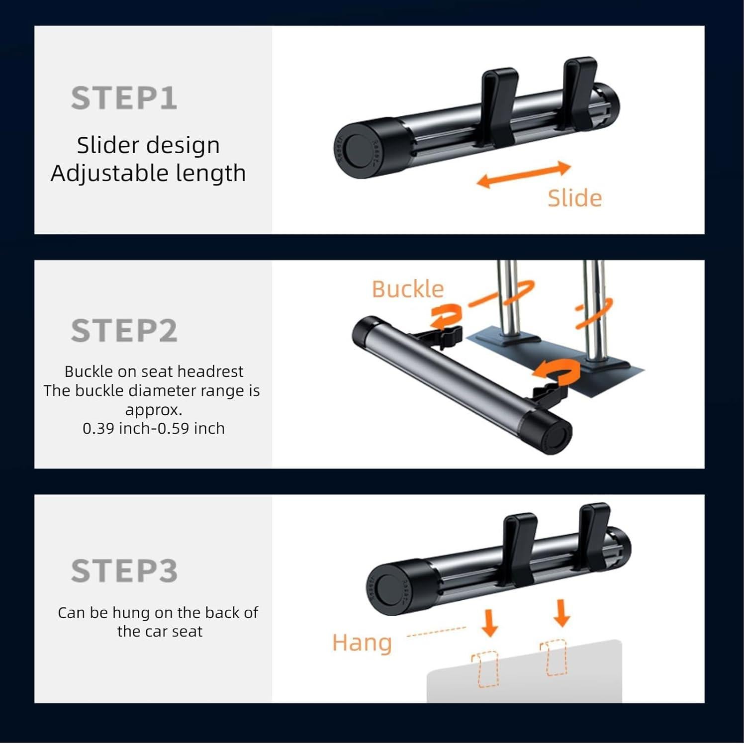 Basurero Rodante para Auto Bertans H11-Gris Impermeable
