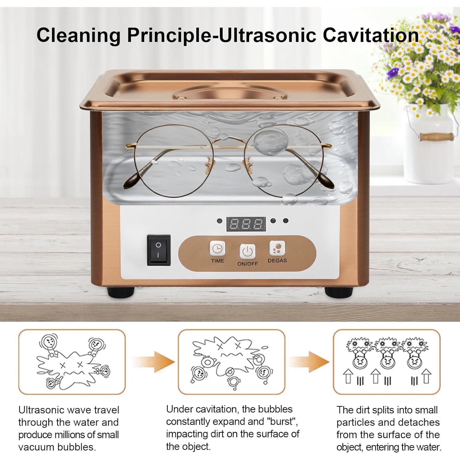 Limpiadora Ultrasónica JIEJING J-008 PLUS 900ml 60W