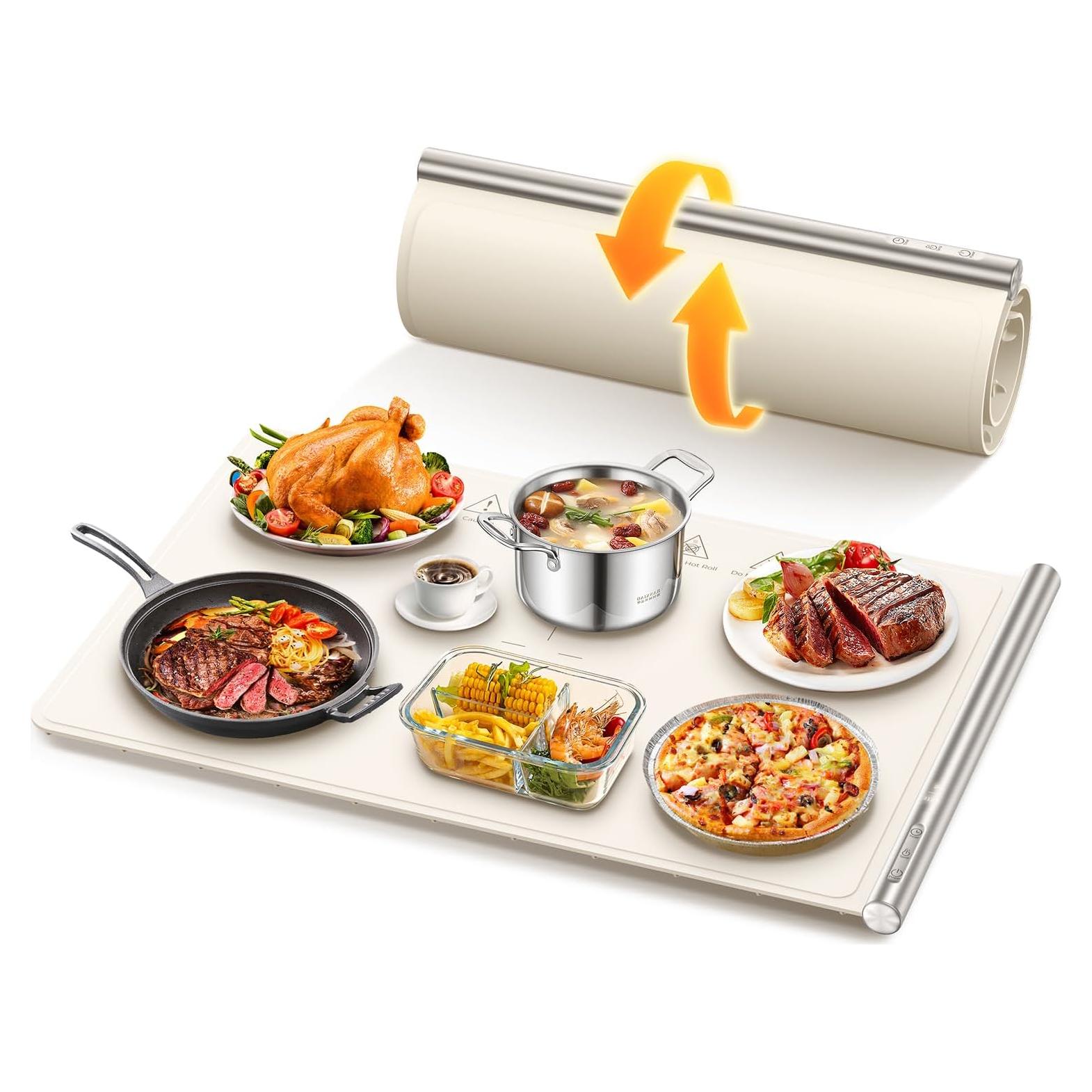 Alfombrilla Calentadora de Comida Gasbye 64.5x42.2cm Beige