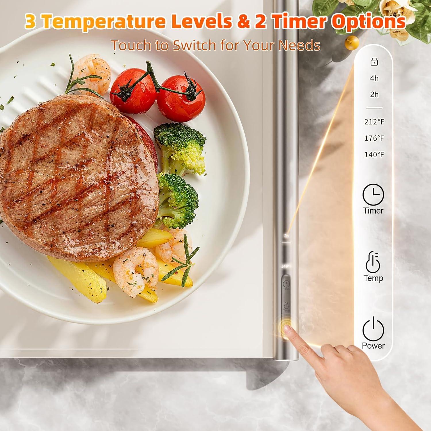 Alfombrilla Calentadora de Comida Gasbye 64.5x42.2cm Beige