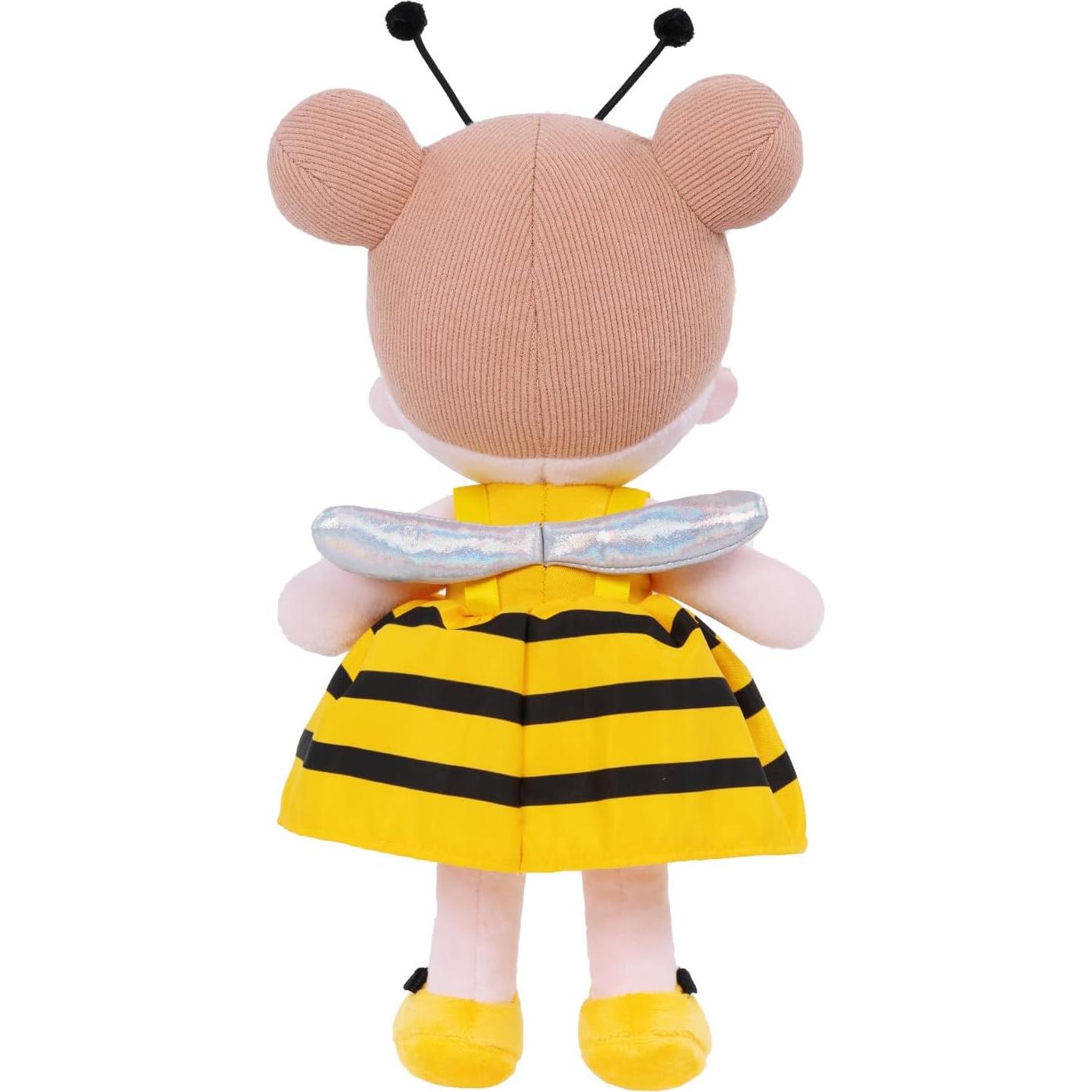Muñeca Suave OUOZZZ Vestido Abeja Amarillo 25 cm