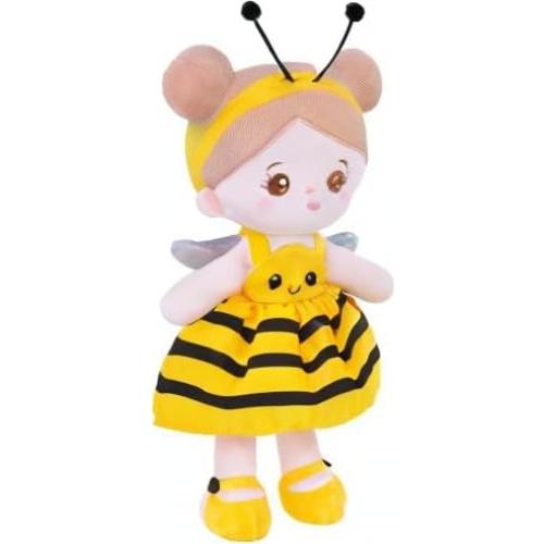Muñeca Suave OUOZZZ Vestido Abeja Amarillo 25 cm