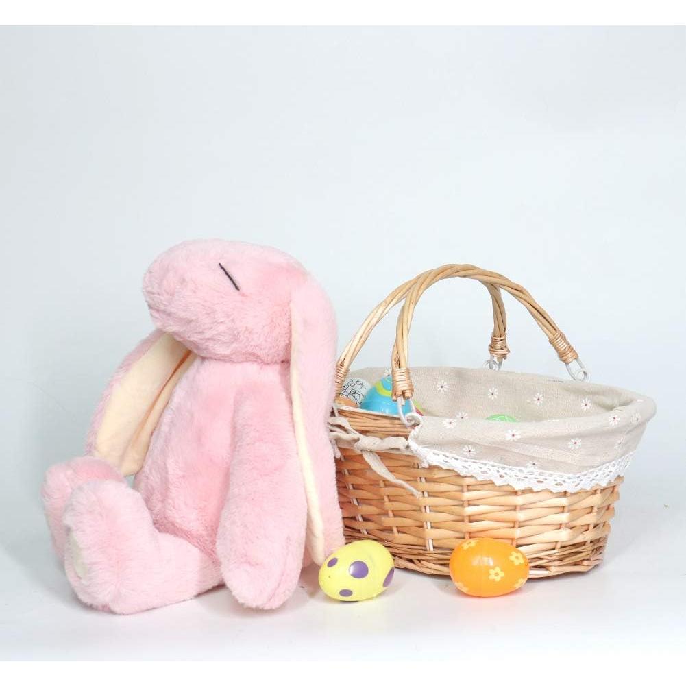 Cesta de Mimbre Natural MEIEM Grande 36.8x29x17.8 cm