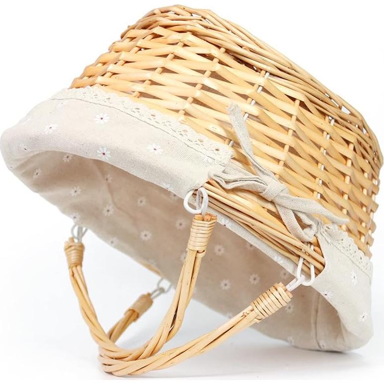 Cesta de Mimbre Natural MEIEM Grande 36.8x29x17.8 cm