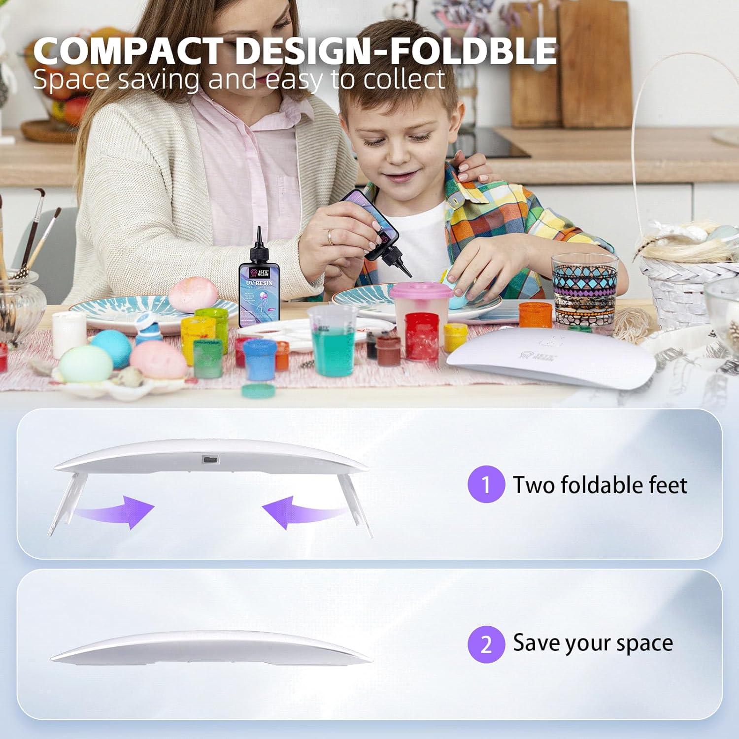 Luz UV Portátil LET'S RESIN 24.1x14x2.5cm para Resina