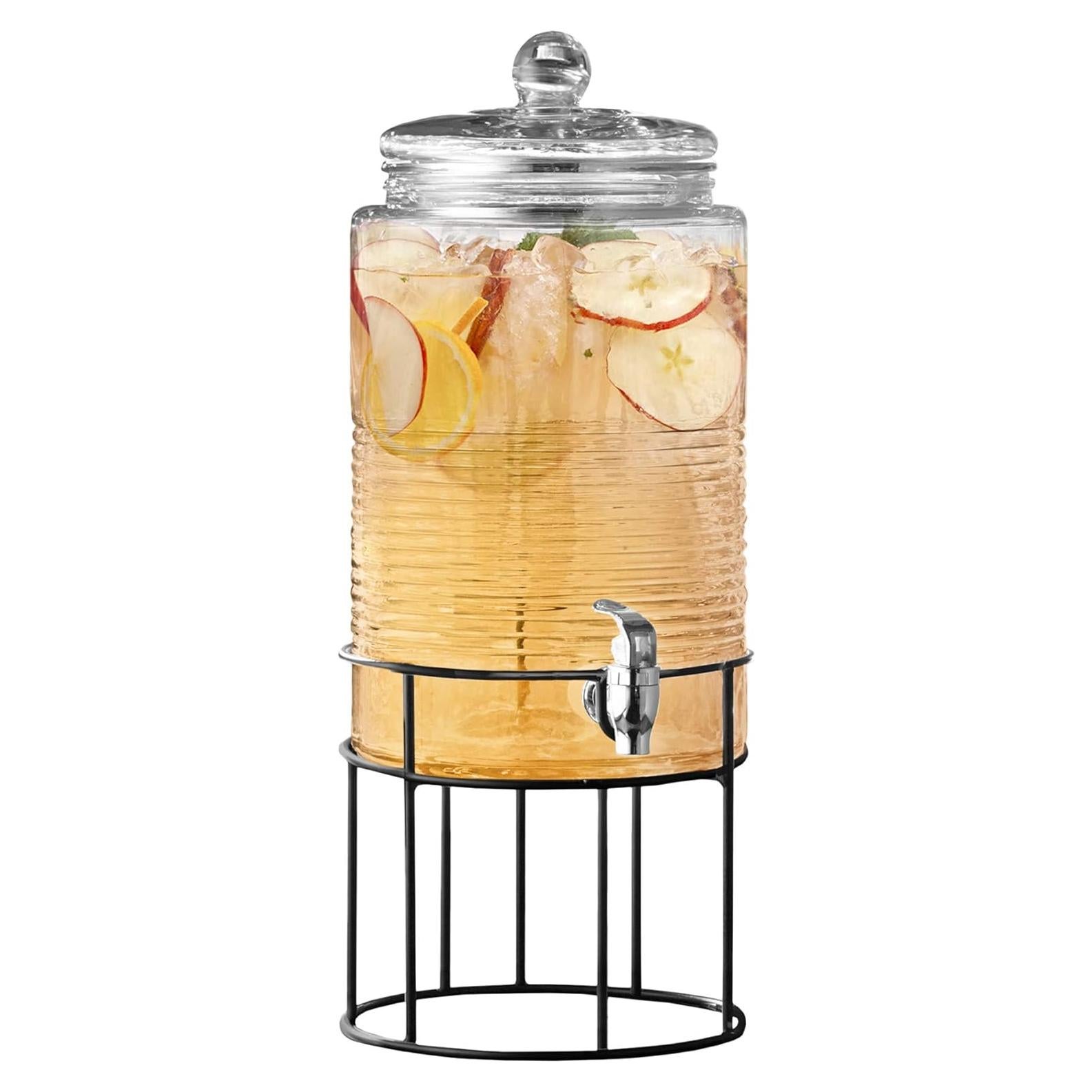 Dispensador de Bebidas Style Setter Covina 7.57L Vidrio y Metal