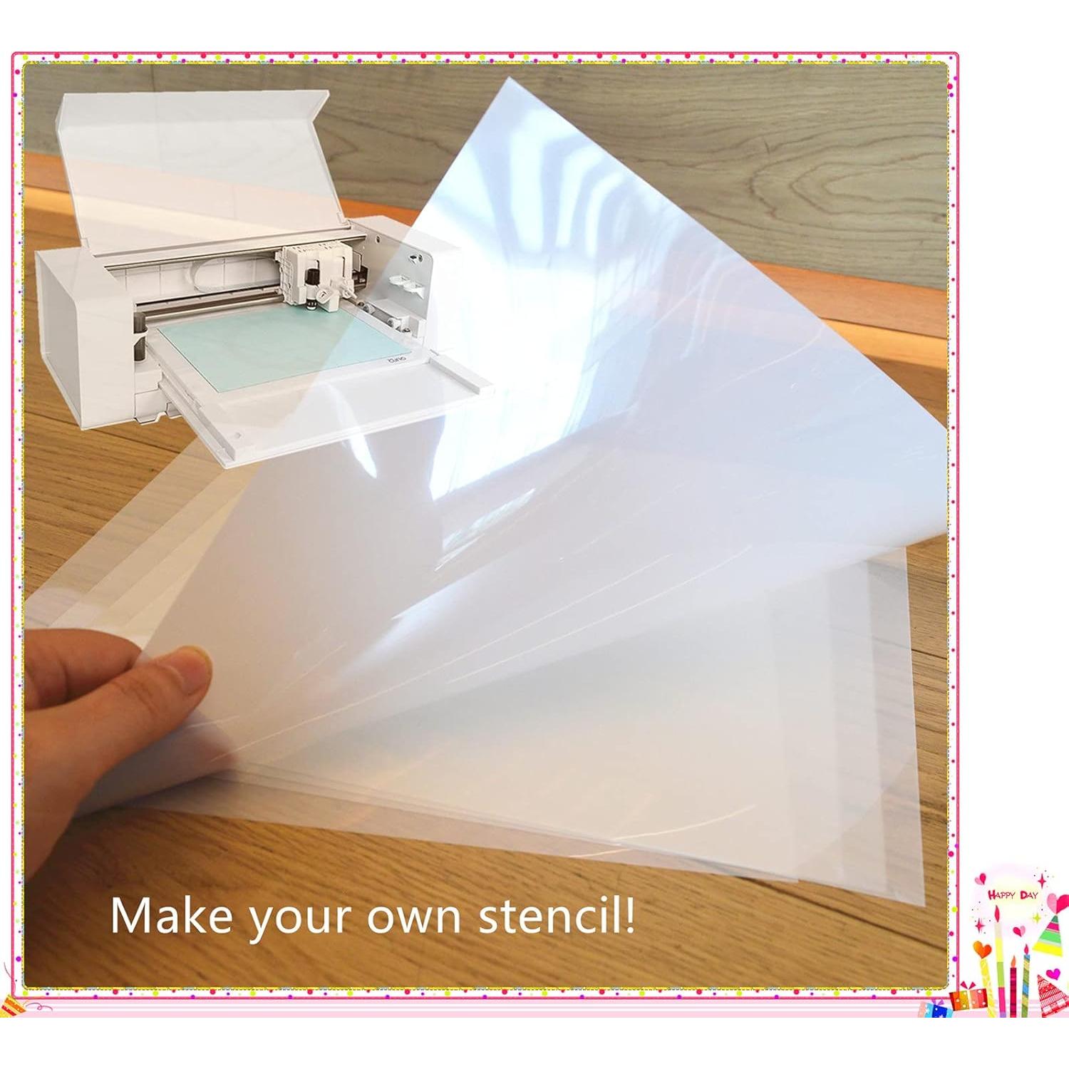 Paquete de 12 Hojas Plantilla Mylar ZHluja 30.48x30.48 cm