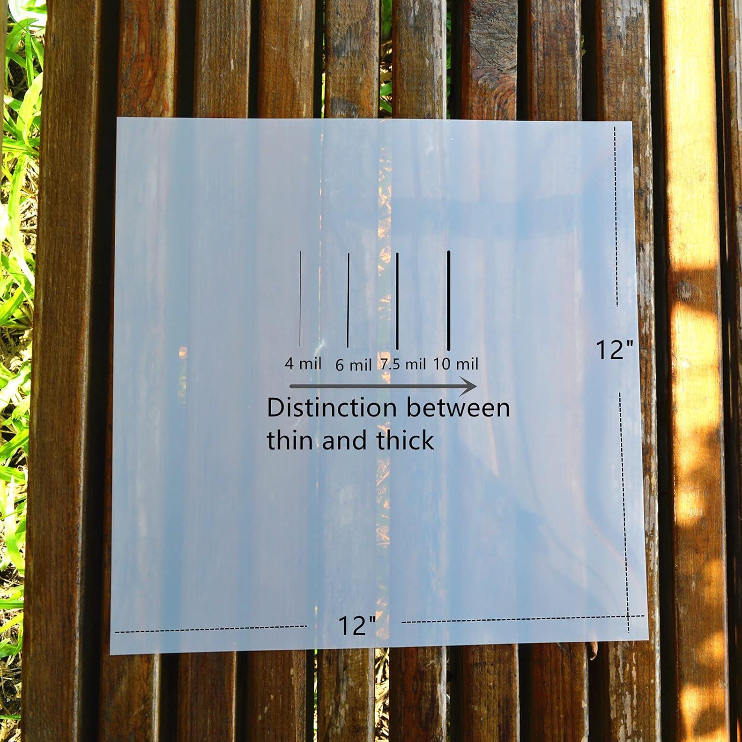 Paquete de 12 Hojas Plantilla Mylar ZHluja 30.48x30.48 cm