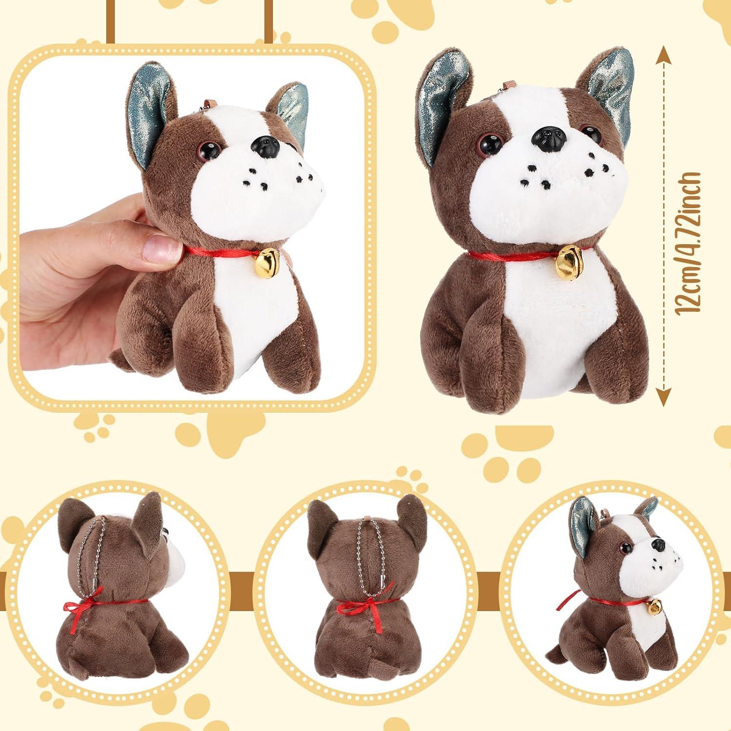 Aoriher 18 Perros de Peluche Mini 12 cm para Fiestas