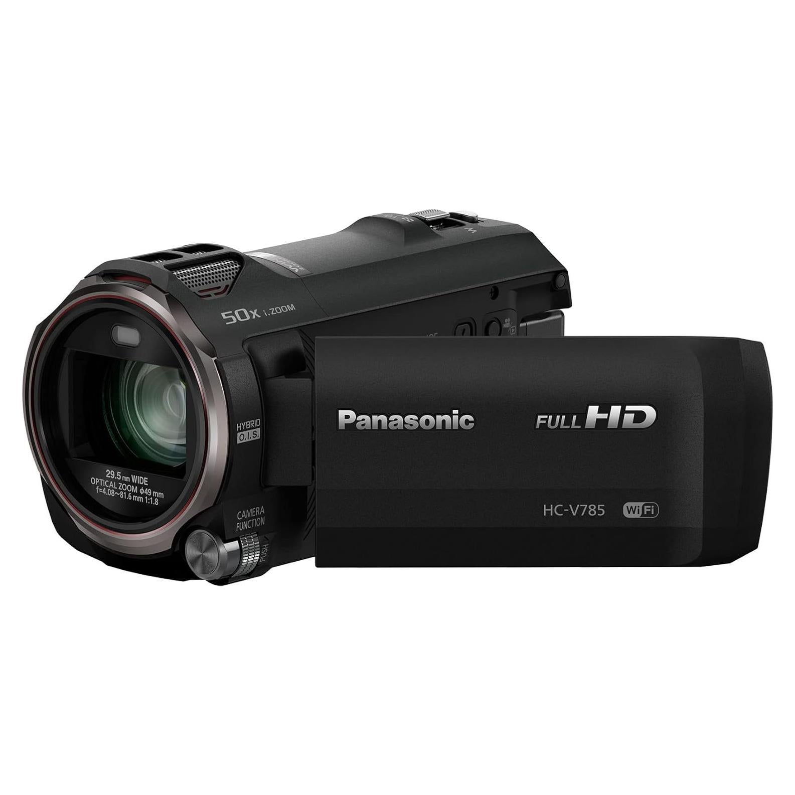 Cámara de Video Full HD Panasonic HC-V785, Zoom Óptico 20X, Sensor BSI
