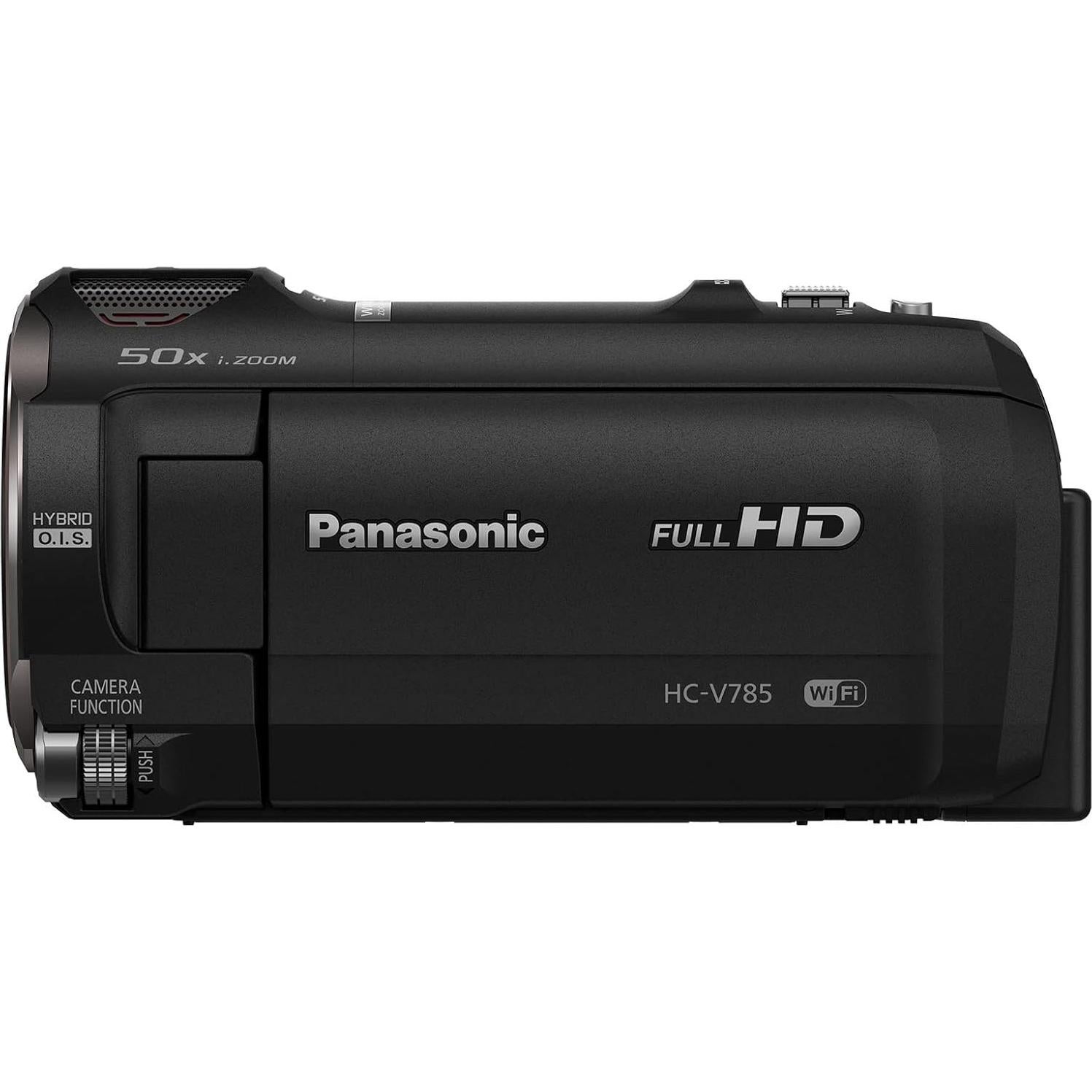 Cámara de Video Full HD Panasonic HC-V785, Zoom Óptico 20X, Sensor BSI