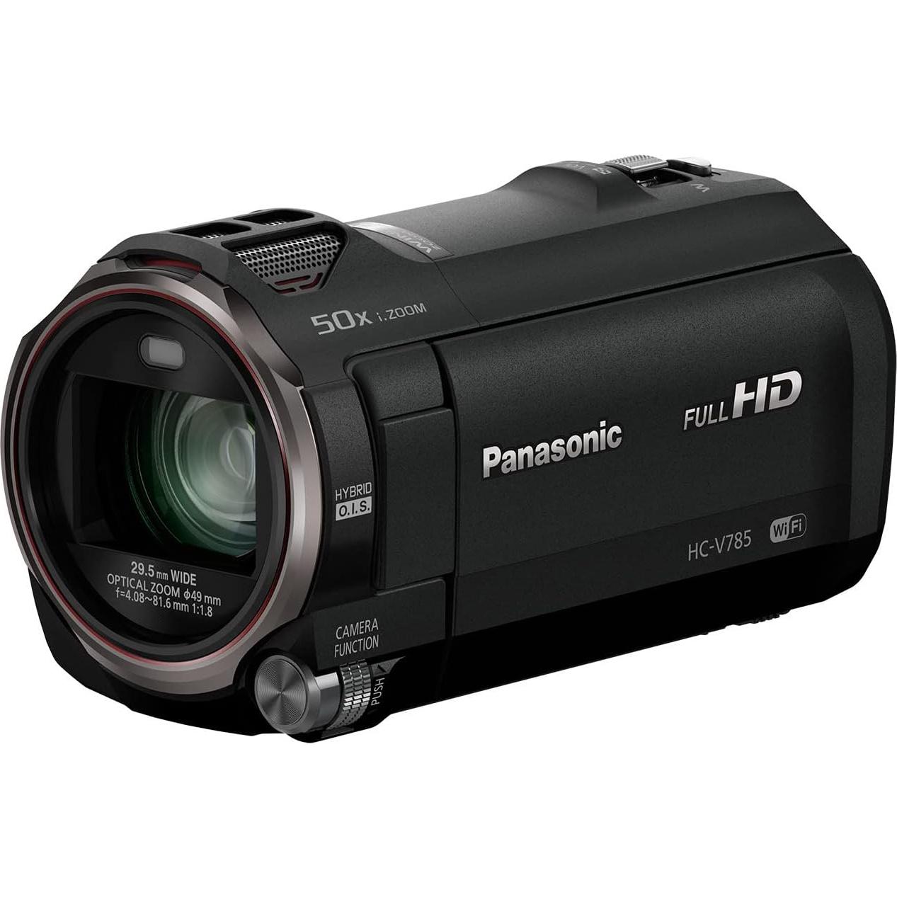 Cámara de Video Full HD Panasonic HC-V785, Zoom Óptico 20X, Sensor BSI