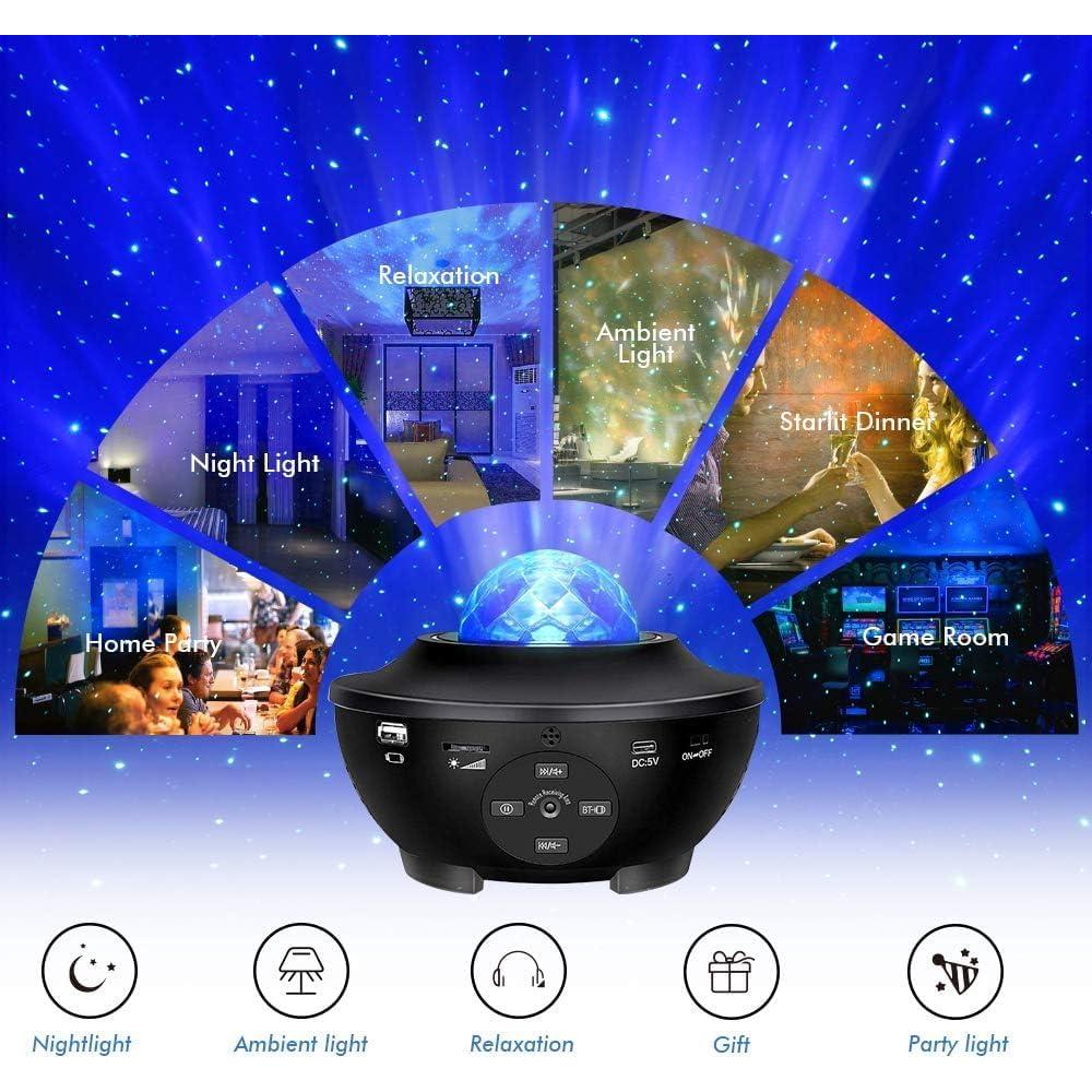 Proyector de Estrellas Sunbox BL-XK01 con Control Remoto y Sonidos