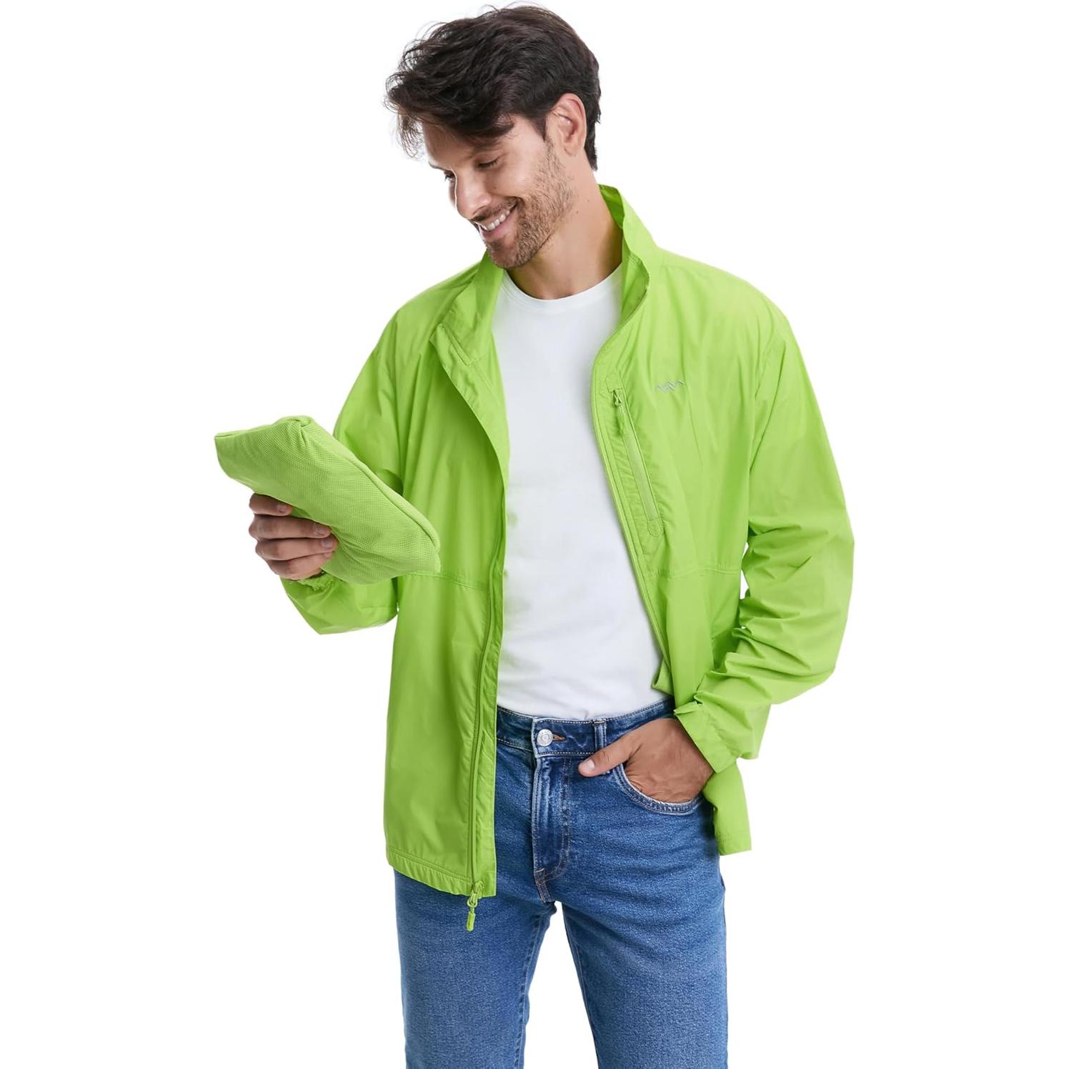 Chaqueta Impermeable Ligera Plegable Trailsid Supply Co. Hombre