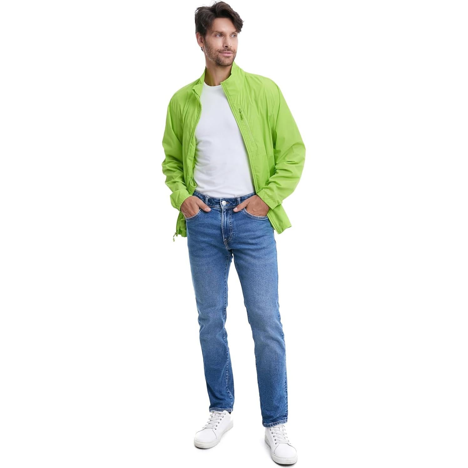 Chaqueta Impermeable Ligera Plegable Trailsid Supply Co. Hombre