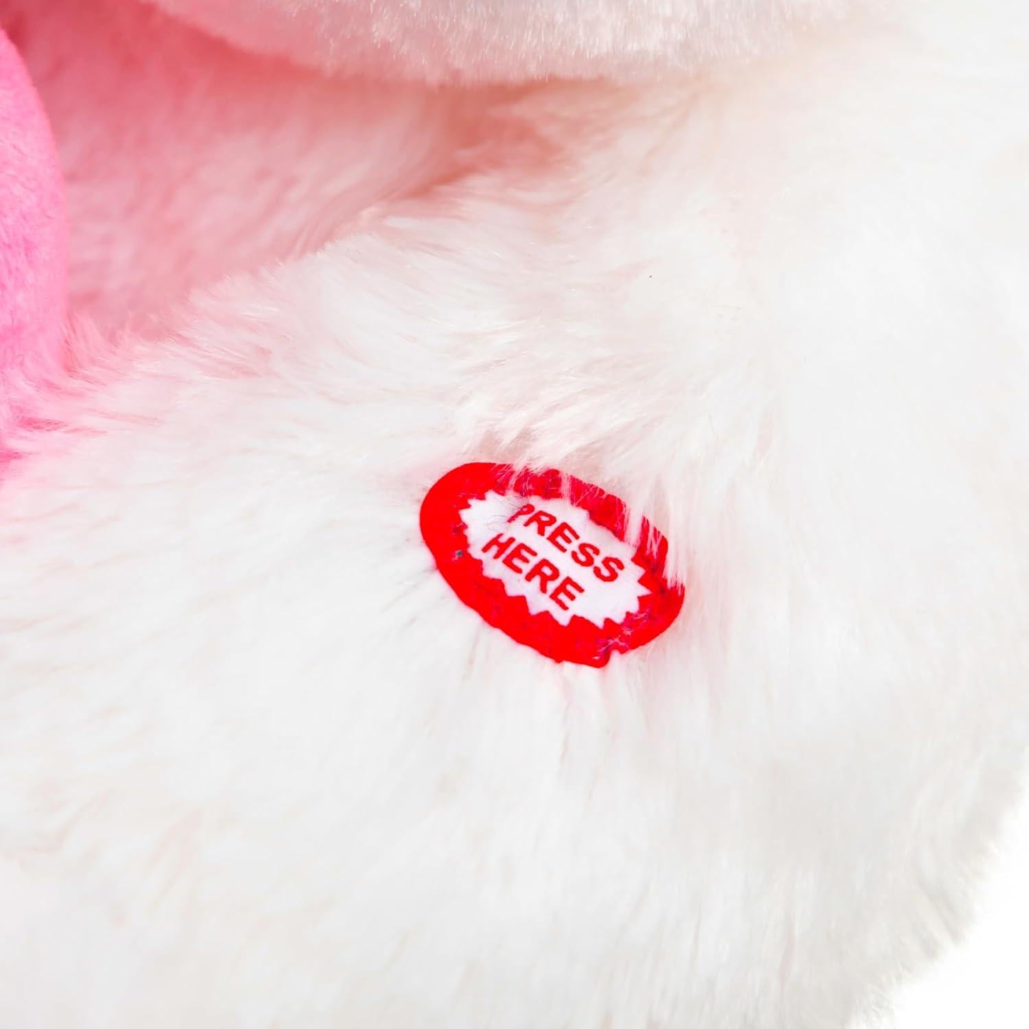 Oso de Peluche HollyHOME 33 cm con Corazón Rosa Te Quiero