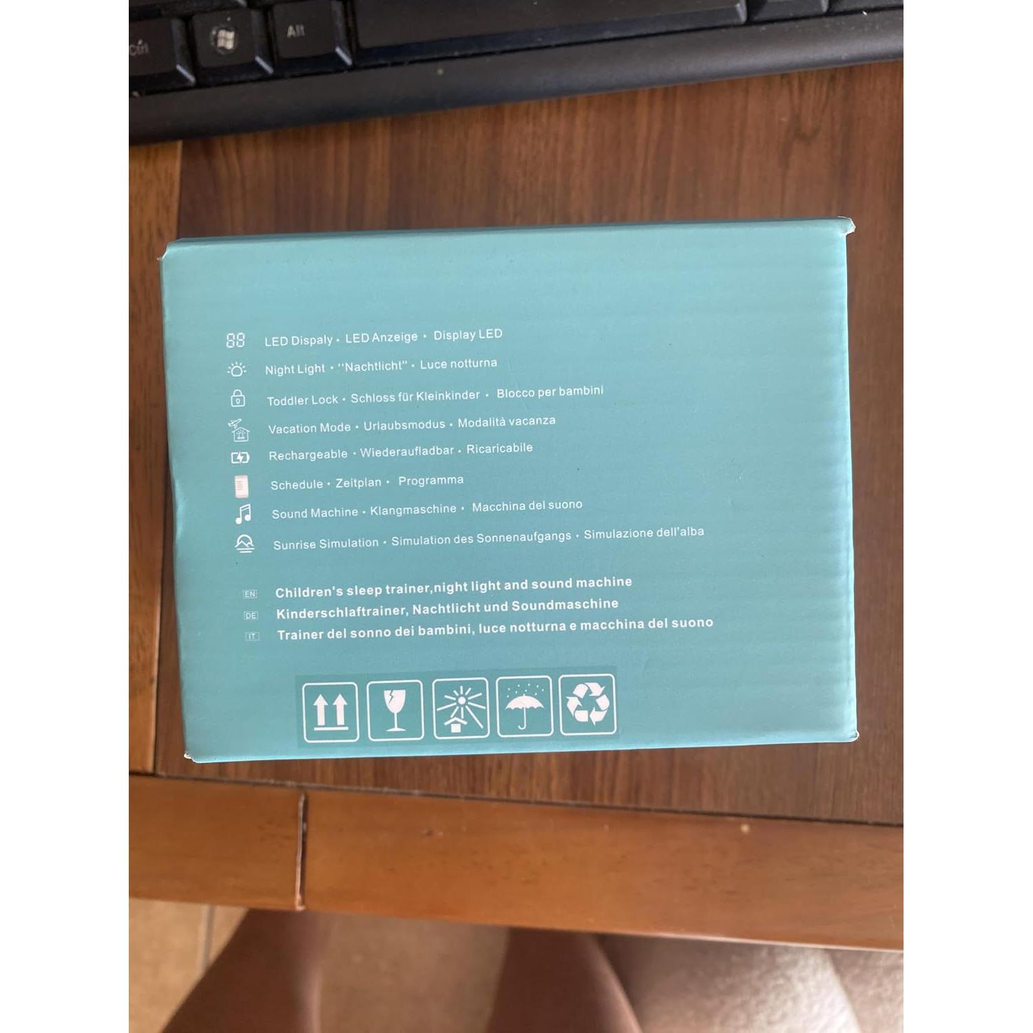 Entrenador de Sueño Goofy Luz Nocturna Reloj Despertador