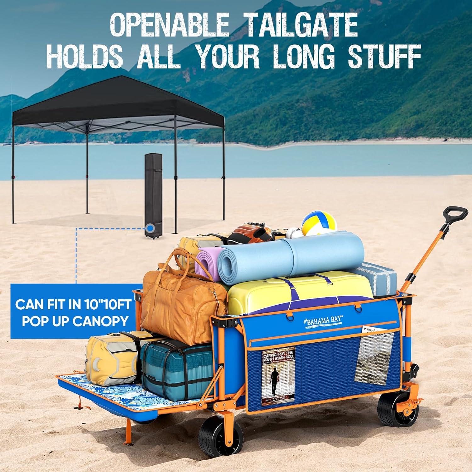 Carro de Playa Plegable Old Bahama Bay 140 cm - 181 kg