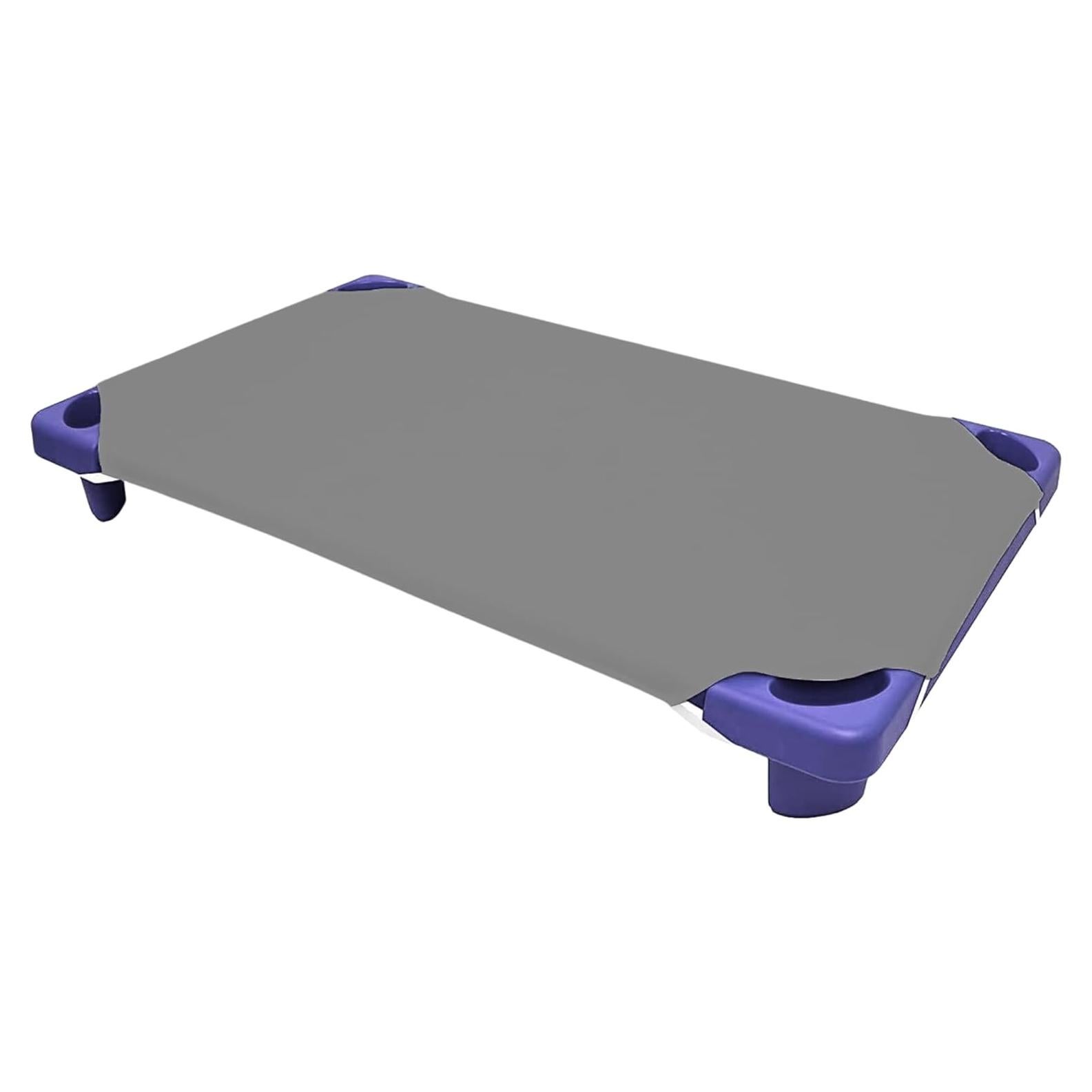 Sábanas para Cots Lukeville - Paquete de 6, 130x60 cm, Gris