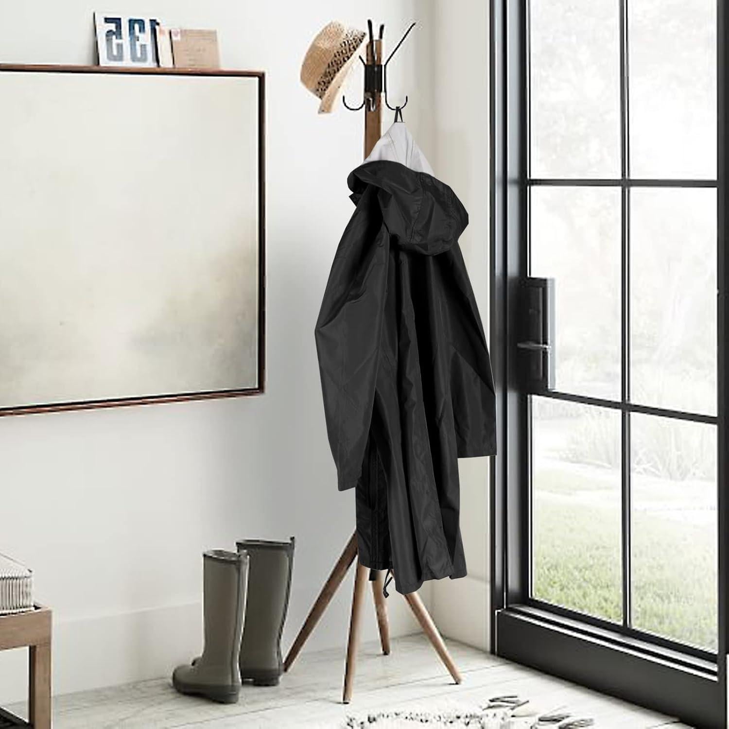 Poncho de Lluvia Impermeable Anyoo para Mujeres - Ligero y Reutilizable