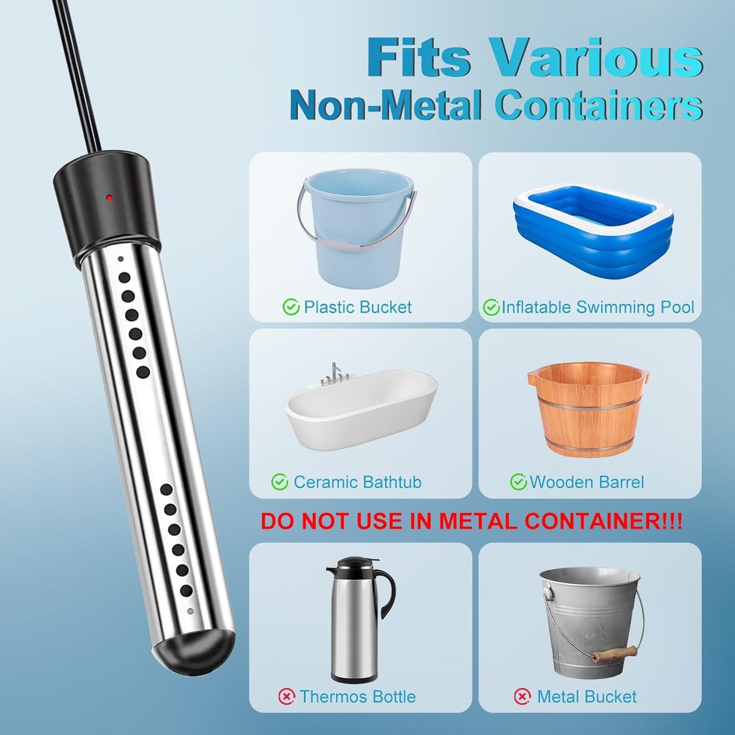 Ducha Portátil COOLIGO con Calentador 2000W y Batería 6000mAh