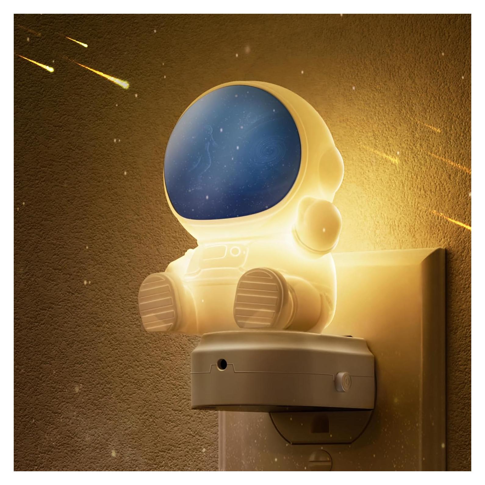 Luz Nocturna LED Astronauta LOHAS 3D Enchufable RGB 3000K