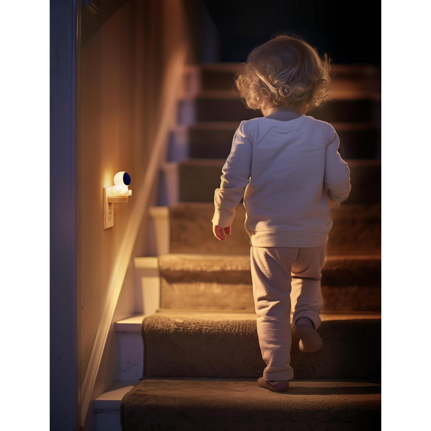 Luz Nocturna LED Astronauta LOHAS 3D Enchufable RGB 3000K