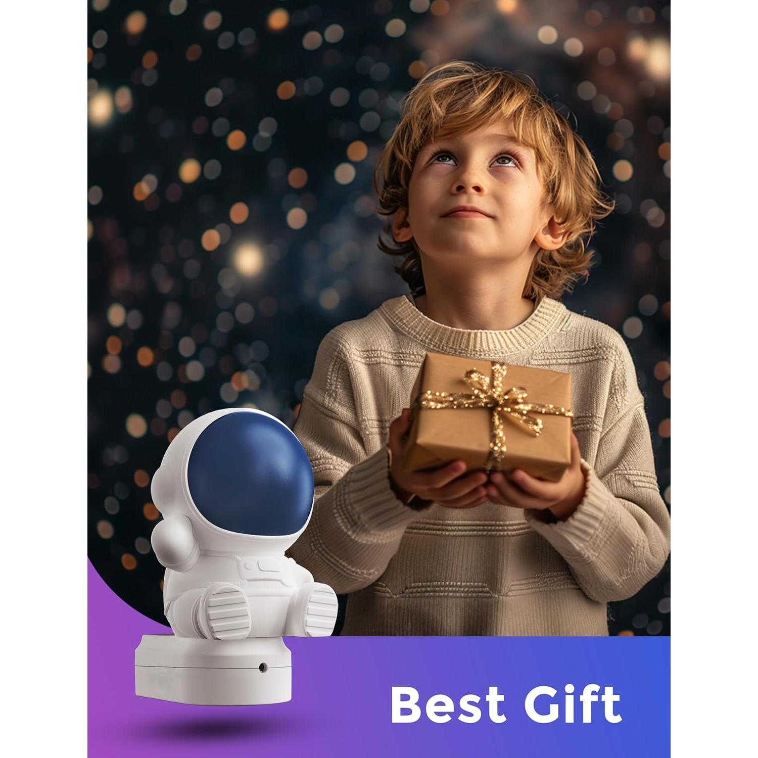 Luz Nocturna LED Astronauta LOHAS 3D Enchufable RGB 3000K