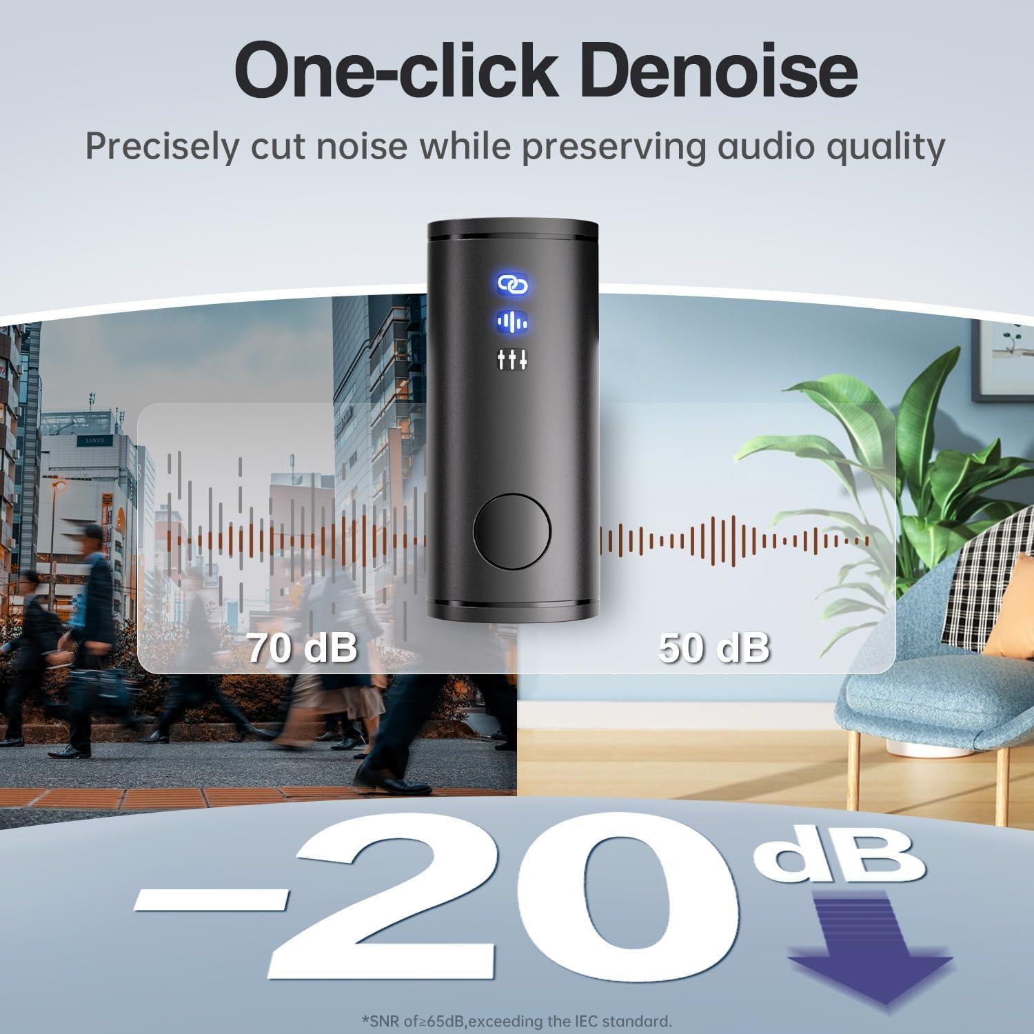 Micrófono Lavalier Inalámbrico Anilivo M5S para iPhone