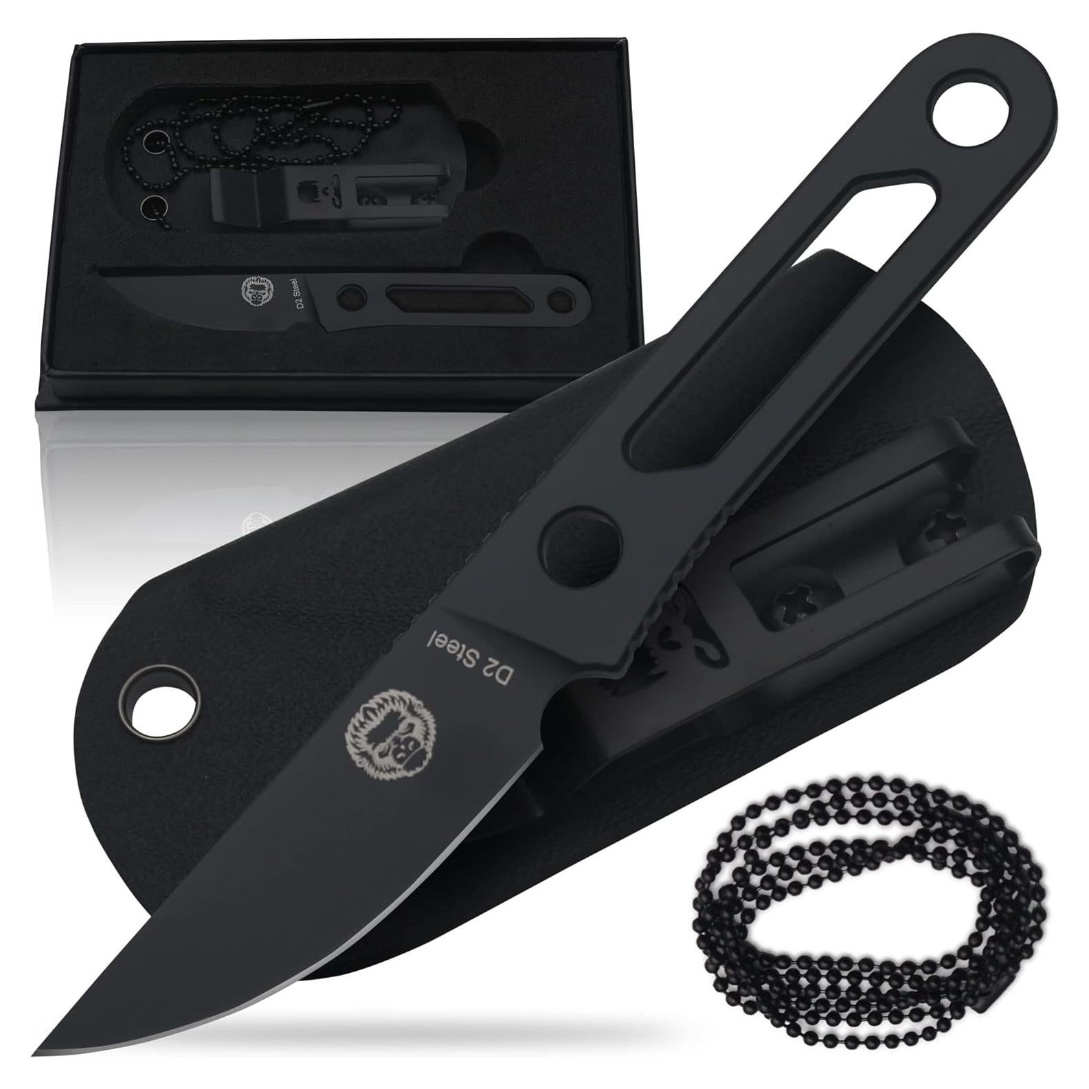 Cuchillo de Supervivencia Gorila Holtzman D2 con Funda Negra