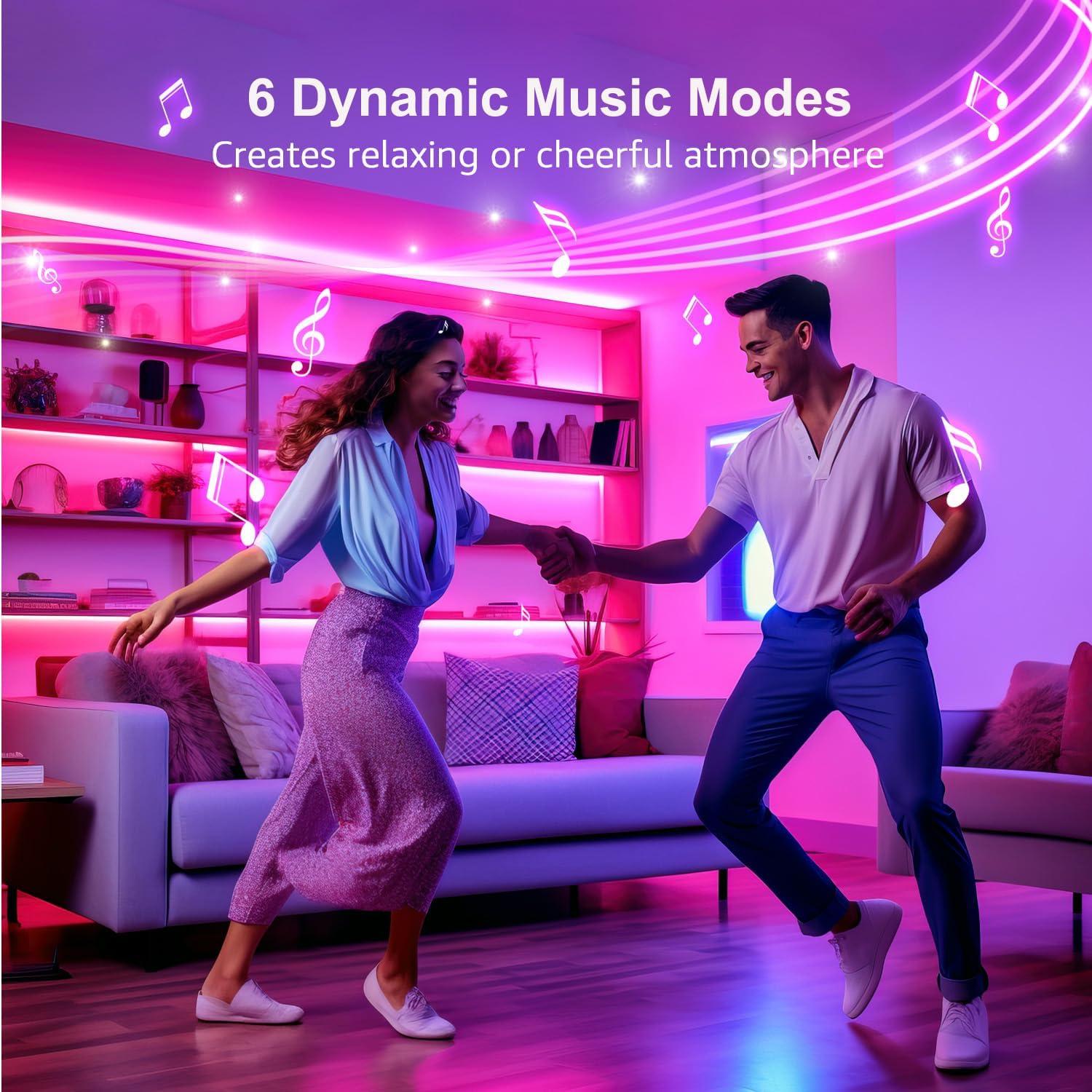 Luces LED de Tira Lepro 20m RGB Control Remoto DreamColor