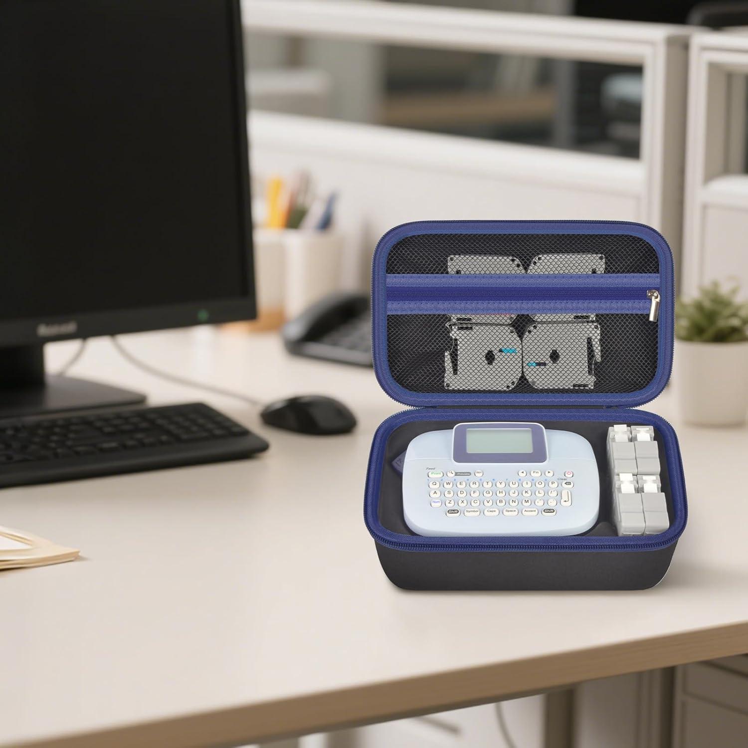 Funda de Almacenamiento para Etiquetadora Brother P-Touch Negra