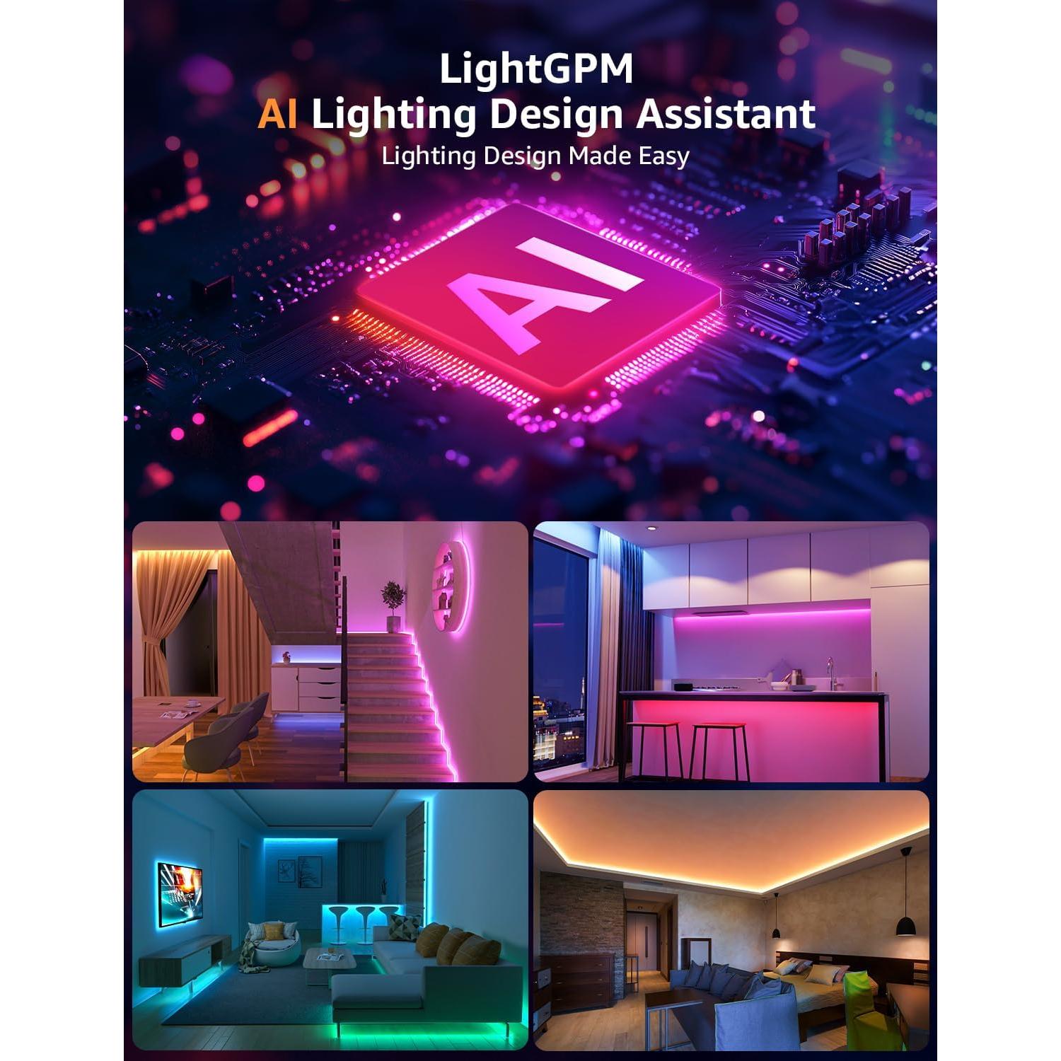 Tira LED Inteligente Lepro SE1 15m RGB Control APP